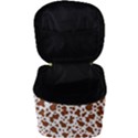 Animal Skin - Brown Cows Are Funny And Brown And White Make Up Travel Bag (Big) View3