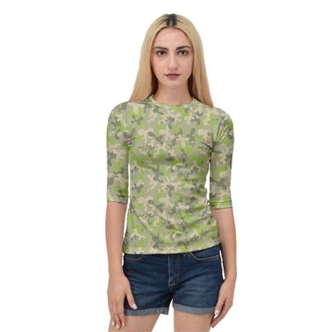 Camouflage Urban Style And Jungle Elite Fashion Quarter Sleeve Raglan Tee by DinzDas