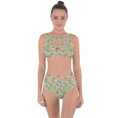 Camouflage Urban Style And Jungle Elite Fashion Bandaged Up Bikini Set  by DinzDas