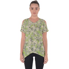 Camouflage Urban Style And Jungle Elite Fashion Cut Out Side Drop Tee by DinzDas