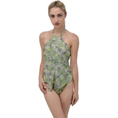 Camouflage Urban Style And Jungle Elite Fashion Go With The Flow One Piece Swimsuit by DinzDas