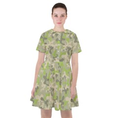 Camouflage Urban Style And Jungle Elite Fashion Sailor Dress by DinzDas