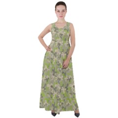 Camouflage Urban Style And Jungle Elite Fashion Empire Waist Velour Maxi Dress by DinzDas