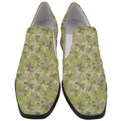 Camouflage Urban Style And Jungle Elite Fashion Women Slip On Heel Loafers by DinzDas