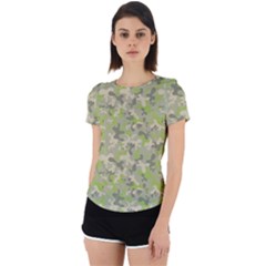 Camouflage Urban Style And Jungle Elite Fashion Back Cut Out Sport Tee by DinzDas