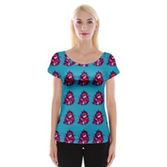 Little Devil Baby - Cute And Evil Baby Demon Cap Sleeve Top by DinzDas