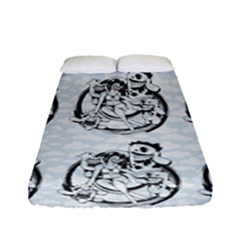 Monster Party - Hot Sexy Monster Demon With Ugly Little Monsters Fitted Sheet (full/ Double Size) by DinzDas