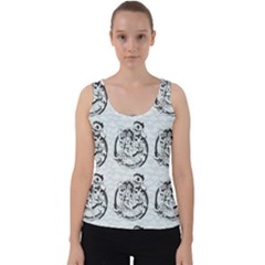 Monster Party - Hot Sexy Monster Demon With Ugly Little Monsters Velvet Tank Top