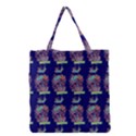 Jaw Dropping Horror Hippie Skull Grocery Tote Bag View1