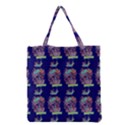 Jaw Dropping Horror Hippie Skull Grocery Tote Bag View2