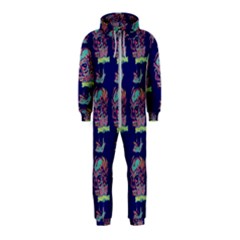 Jaw Dropping Horror Hippie Skull Hooded Jumpsuit (kids) by DinzDas