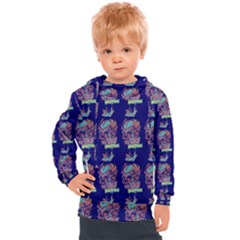 Jaw Dropping Horror Hippie Skull Kids  Hooded Pullover by DinzDas