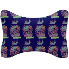 Jaw Dropping Horror Hippie Skull Seat Head Rest Cushion by DinzDas