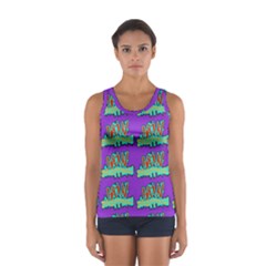 Jaw Dropping Comic Big Bang Poof Sport Tank Top  by DinzDas