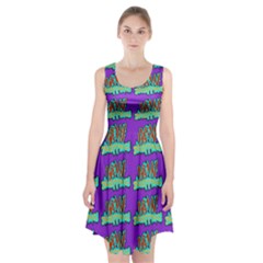 Jaw Dropping Comic Big Bang Poof Racerback Midi Dress by DinzDas