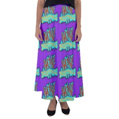 Jaw Dropping Comic Big Bang Poof Flared Maxi Skirt by DinzDas