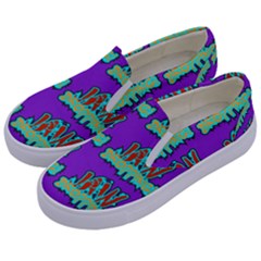 Jaw Dropping Comic Big Bang Poof Kids  Canvas Slip Ons by DinzDas