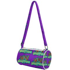 Jaw Dropping Comic Big Bang Poof Mini Cylinder Bag by DinzDas