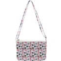 Adorable seamless cat head pattern01 Double Gusset Crossbody Bag View2