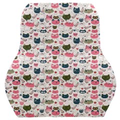 Adorable Seamless Cat Head Pattern01 Car Seat Back Cushion  by TastefulDesigns