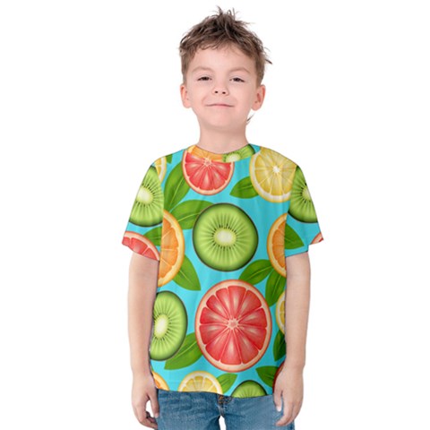 Fruit Love Kids  Cotton Tee by designsbymallika