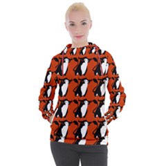  Bull In Comic Style Pattern - Mad Farming Animals Women s Hooded Pullover by DinzDas