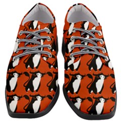  Bull In Comic Style Pattern - Mad Farming Animals Women Heeled Oxford Shoes by DinzDas