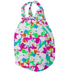 Bright Multicolored Abstract Print Travel Backpacks by dflcprintsclothing