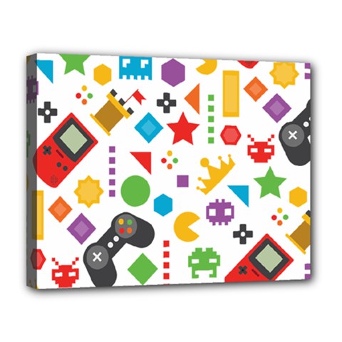 Gamer Canvas 14  X 11  (stretched) by designsbymallika