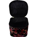 Red Dark Camo Abstract Print Make Up Travel Bag (Big) View3