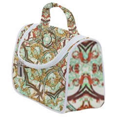 Multicolored Modern Collage Print Satchel Handbag