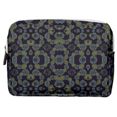 Modern Ornate Stylized Motif Print Make Up Pouch (medium) by dflcprintsclothing