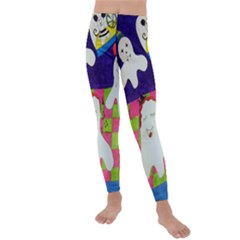 Circus Ghosts Sing Kids  Lightweight Velour Leggings