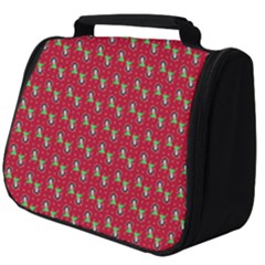 Headphones Girl Red Full Print Travel Pouch (big) by snowwhitegirl