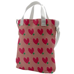 Hearts Canvas Messenger Bag by tousmignonne25