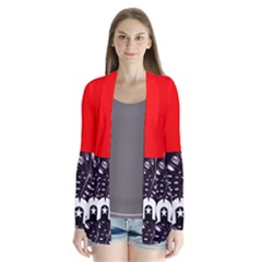 Ljp Tsi Styles Drape Collar Cardigan