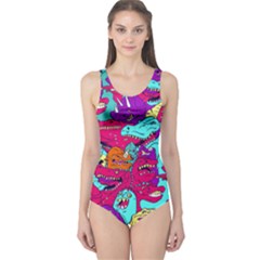 Dinos One Piece Swimsuit