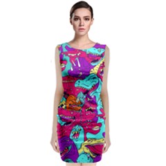 Dinos Classic Sleeveless Midi Dress