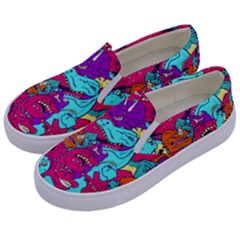 Dinos Kids  Canvas Slip Ons