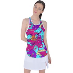 Dinos Racer Back Mesh Tank Top