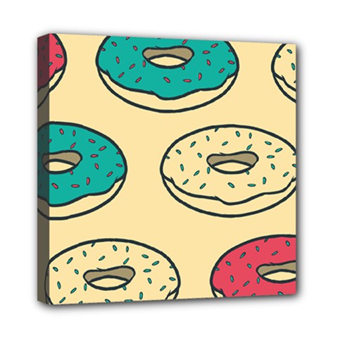 Donuts Mini Canvas 8  X 8  (stretched) by Sobalvarro