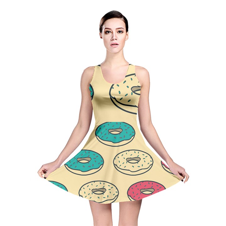 Donuts Reversible Skater Dress