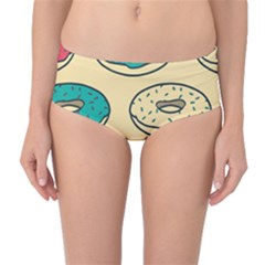 Donuts Mid-waist Bikini Bottoms by Sobalvarro