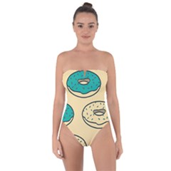 Donuts Tie Back One Piece Swimsuit by Sobalvarro