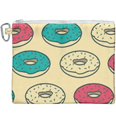 Donuts Canvas Cosmetic Bag (xxxl) by Sobalvarro