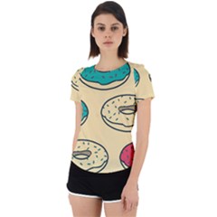 Donuts Back Cut Out Sport Tee