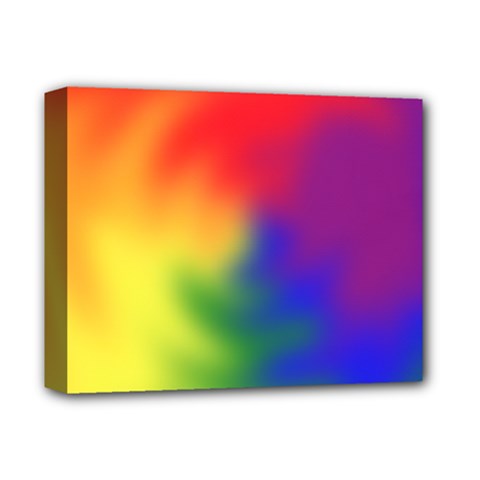 Rainbow Colors Lgbt Pride Abstract Art Deluxe Canvas 14  X 11  (stretched) by yoursparklingshop