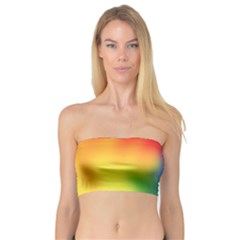 Rainbow Colors Lgbt Pride Abstract Art Bandeau Top by yoursparklingshop