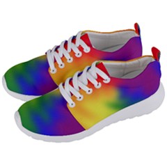 Rainbow Colors Lgbt Pride Abstract Art Men s Lightweight Sports Shoes by yoursparklingshop