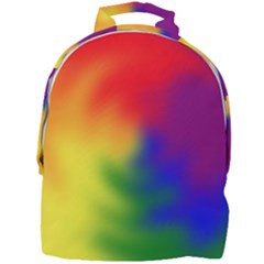 Rainbow Colors Lgbt Pride Abstract Art Mini Full Print Backpack by yoursparklingshop